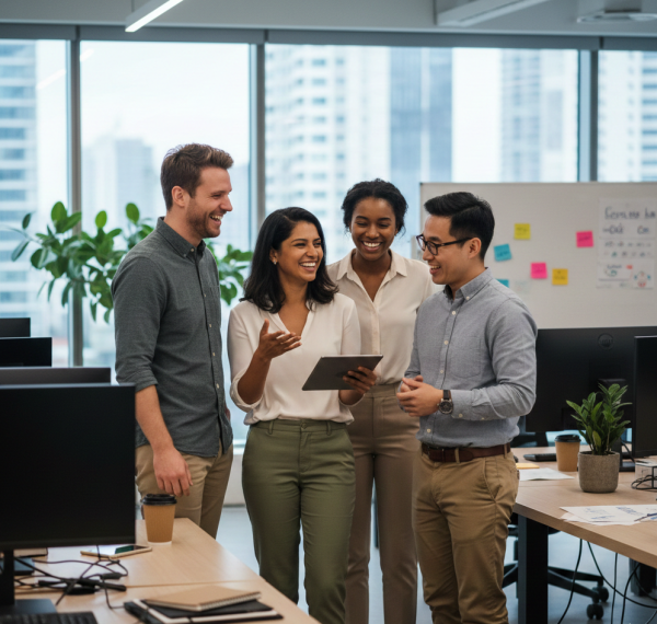 office staff meeting